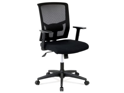 BONTEC Kancelárska stolička, hojdací mechanizmus, čierna sieťovina, KA-B1012 BK (Farba Čierna)