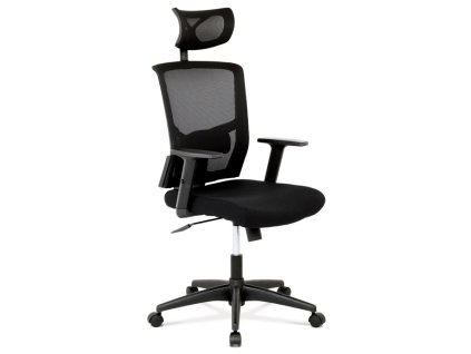 BONTEC Kancelárska stolička, hojdací mechanizmus, čierna sieťovina, KA-B1013 BK (Farba Čierna)