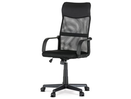 BONTEC Kancelárska stolička, hojdací mechanizmus, čierna sieťovina, KA-L601 BK (Farba Čierna)