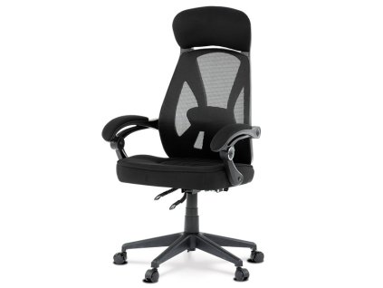 BONTEC Kancelárska stolička, hojdací mechanizmus, čierna sieťovina, KA-Y309 BK (Farba Čierna)