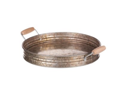 BONTEC Tácka kovová - tvar panvice, zinkový, farba medená (Farba Medená)