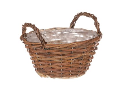 BONTEC Kôš prútený - okrúhly, prírodná farba, veľ. M, cena za 1 ks (Farba Prírodné)