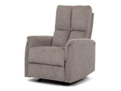 BONTEC Polohovacie kreslo, béžová, látka, TV-S8449 CRM2 (Farba Šedá)