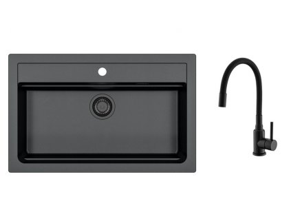09158252 alveus set alveus atrox 40 91 black addition bateria mintas black mat