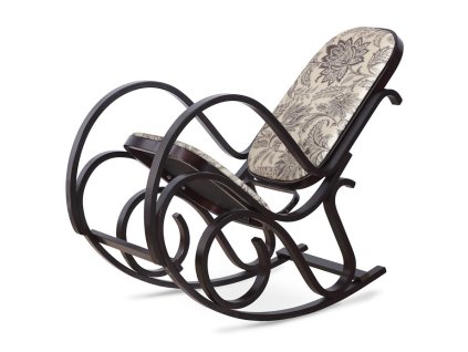 BONTEC Hojdacie kreslo, drevo, hnedá, RK-042 WAL (Farba Hnedá)