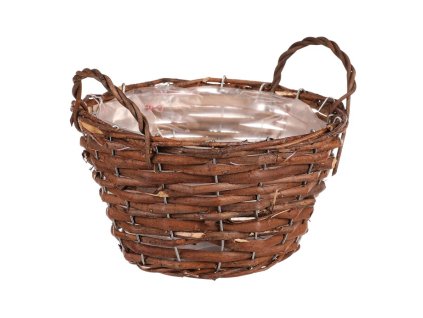 BONTEC Kôš prútený - obal na kvety, veľ. XS, hnedý (Farba Hnedá)