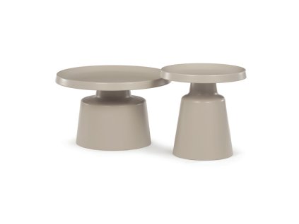 BONTEC Konferenčný stolík 69x69x43cm, kov CT-F4114 CSM (Farba Béžová)