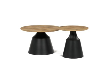 BONTEC Konferenčný stolík 70x70cm, mdf, dub artisan, CT-F4150 ART (Farba Hnedá)