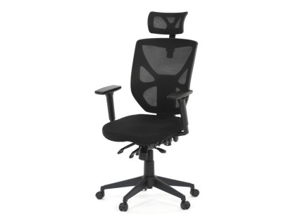 BONTEC Kancelárska stolička, asynchrónny mechanizmus, čierna, KA-Q8250 BK (Farba Čierna)