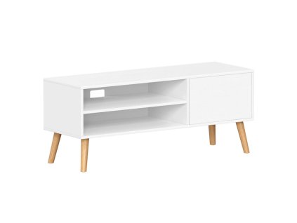 BONTEC Konferenčný stolík 120x40x49cm, mdf, biela, AKF-E1146 WT (Farba Biela)