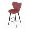 BONTEC Barová stolička, červená, látka, AUB-1068 RED2 (Farba Červená)