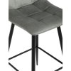 BONTEC Barová stolička, hnedá, látka, AUB-X7015 CAP2 (Farba Hnedá)