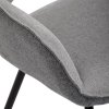 BONTEC Jedálenská stolička, sivá, látka, CT-S8108 SIL2 (Farba Šedá)