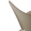 BONTEC Jedálenská stolička, hnedá, plast, CT-X7034 CAP (Farba Béžová)