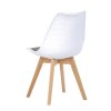 BONTEC Jedálenská stolička, biela, plast, CT-X7056 GREY (Farba Biela)