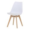 BONTEC Jedálenská stolička, biela, plast, CT-X7056 GREY (Farba Biela)
