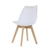 BONTEC Jedálenská stolička, biela, plast, CT-X7056 GREY (Farba Biela)