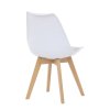 BONTEC Jedálenská stolička, biela, plast, CT-X7056 GREY (Farba Biela)