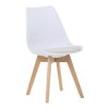 BONTEC Jedálenská stolička, biela, plast, CT-X7056 GREY (Farba Biela)