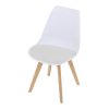 BONTEC Jedálenská stolička, biela, plast, CT-X7056 GREY (Farba Biela)