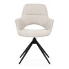 BONTEC Jedálenská stolička, krémová, látka, DCH-D1320 CRM2 (Farba Krémová)