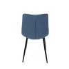 BONTEC Jedálenská stolička, modrá, látka, DCL-193 BLUE2 (Farba Modrá)