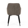 BONTEC Jedálenská stolička, hnedá, látka, DCL-221 BR2 (Farba Šedá)