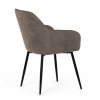 BONTEC Jedálenská stolička, hnedá, látka, DCL-221 BR2 (Farba Šedá)