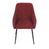 BONTEC Jedálenská stolička, hnedá, látka, DCL-221 BR2 (Farba Červená)