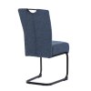 BONTEC Jedálenská stolička, modrá, látka, DCL-E2008 BLUE2 (Farba Modrá)