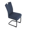 BONTEC Jedálenská stolička, modrá, látka, DCL-E2008 BLUE2 (Farba Modrá)