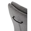 BONTEC Jedálenská stolička, béžová, látka, DCL-P3107 CRM2 (Farba Béžová)