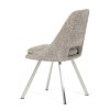 BONTEC Jedálenská stolička, béžová, látka bouclé, DCL-W1174 CRM2 (Farba Béžová)