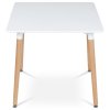 BONTEC Jedálenský stôl 80x80cm, mdf DT-303 WT (Farba Biela)