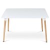 BONTEC Jedálenský stôl 120x80cm, mdf DT-304 WT (Farba Biela)