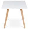 BONTEC Jedálenský stôl 80x80cm, mdf DT-312 WT (Farba Biela)