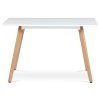 BONTEC Jedálenský stôl 120x80cm, mdf DT-313 WT (Farba Biela)