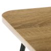 BONTEC Odkladací stolík 53x30x22cm, mdf, hnedá, GD-022 OAK (Farba Hnedá)