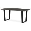 BONTEC Jedálenský stôl 160x90cm, mdf, sivý dub, HT-F4216 GREY (Farba Šedá)