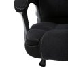 BONTEC Kancelárske kreslo, hojdací mechanizmus, čierna látka, KA-C715 BK2 (Farba Čierna)