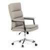 BONTEC Kancelárske kreslo, hojdací mechanizmus, šedá ekokoža, KA-D8104 GREY (Farba Šedá)