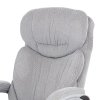 BONTEC Kancelárske kreslo, hojdací mechanizmus, šedá látka, KA-G198 GREY2 (Farba Šedá)