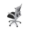 BONTEC Detská stolička, výškovo nastaviteľná, šedá sieťovina, KA-K2008 GREY (Farba Šedá)