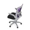 BONTEC Detská stolička, výškovo nastaviteľná, šedá sieťovina, KA-K2008 GREY (Farba Šedá)