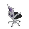 BONTEC Detská stolička, výškovo nastaviteľná, šedá sieťovina, KA-K2008 GREY (Farba Šedá)