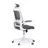 BONTEC Kancelárska stolička, hojdací mechanizmus, šedá sieťovina, KA-Q843 GREY (Farba Šedá)