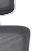 BONTEC Kancelárska stolička, hojdací mechanizmus, šedá sieťovina, KA-Q843 GREY (Farba Šedá)