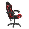 BONTEC Herné kreslo, synchrónny mechanizmus, čierna látka, KA-R209 GREY (Farba Čierna)