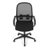 BONTEC Kancelárska stolička, hojdací mechanizmus, čierna látka, KA-S424 BK (Farba Čierna)