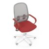 BONTEC Kancelárska stolička, hojdací mechanizmus, modrá látka, KA-S425 BLUE (Farba Červená)